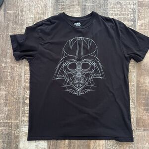 Darth Vader Star Wars Black T-Shirt Men's XL